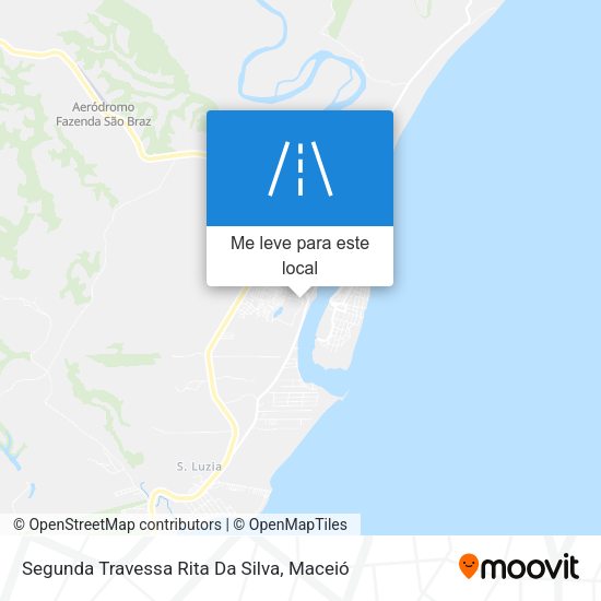 Segunda Travessa Rita Da Silva mapa