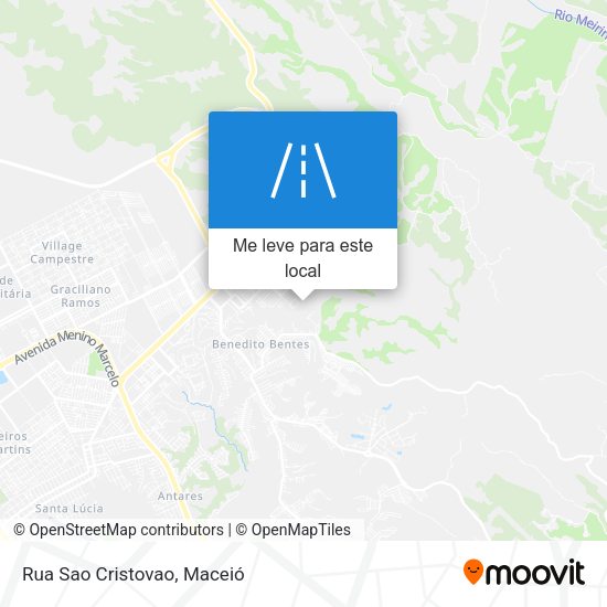 Rua Sao Cristovao mapa