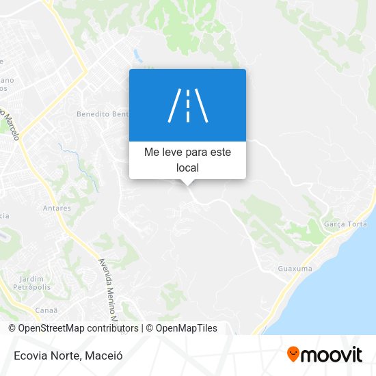 Ecovia Norte mapa