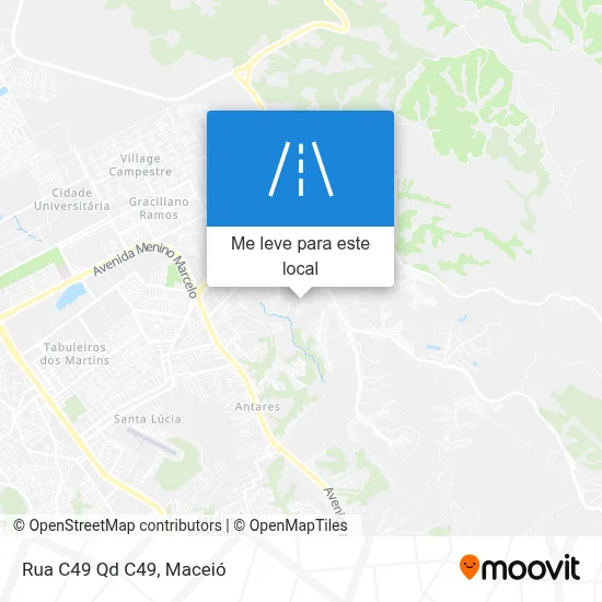 Rua C49 Qd C49 mapa
