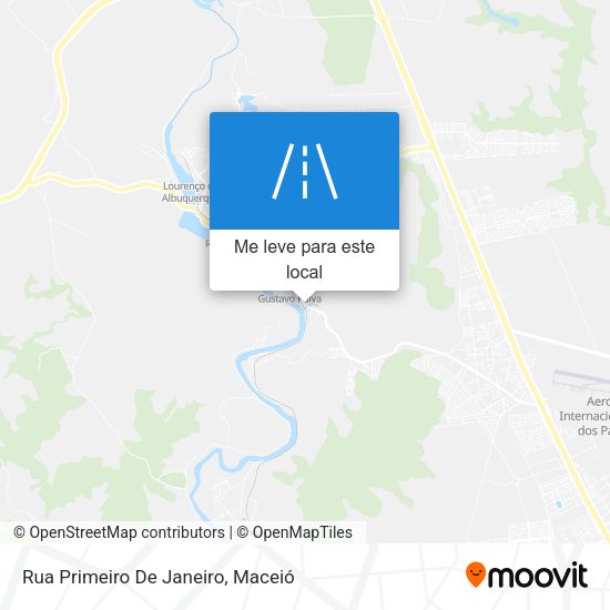Rua Primeiro De Janeiro mapa
