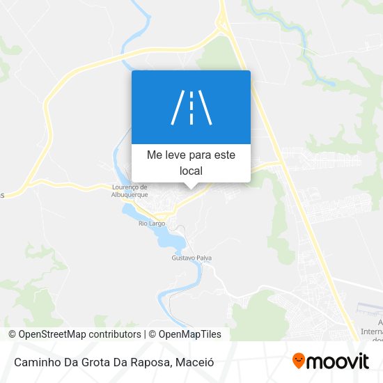 Caminho Da Grota Da Raposa mapa