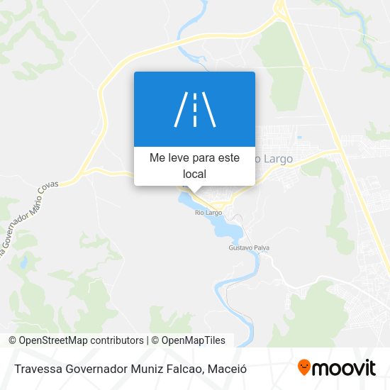 Travessa Governador Muniz Falcao mapa