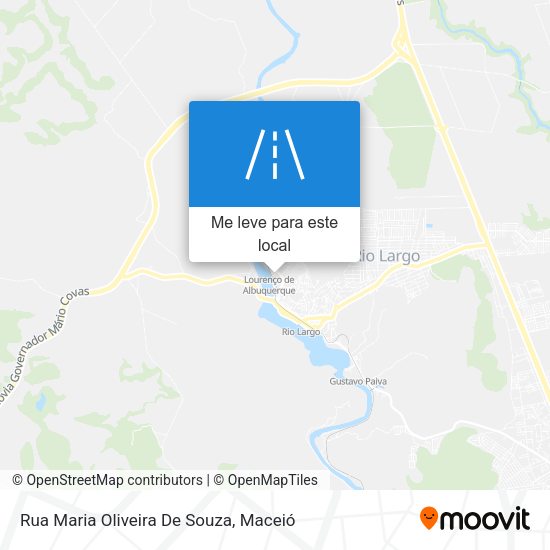 Rua Maria Oliveira De Souza mapa