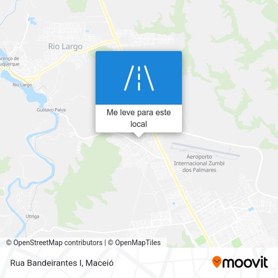 Rua Bandeirantes I mapa