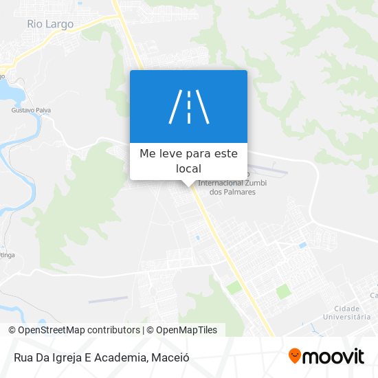 Rua Da Igreja E Academia mapa