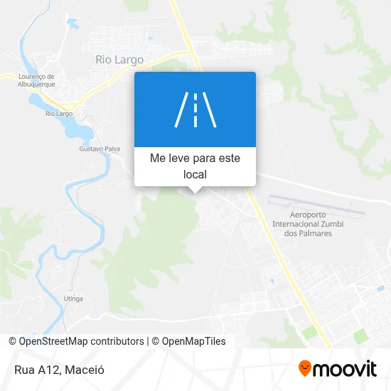 Rua A12 mapa