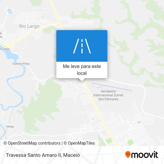 Travessa Santo Amaro II mapa