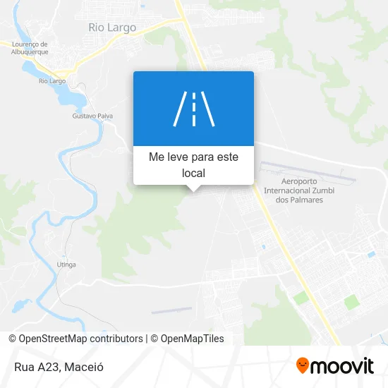 Rua A23 mapa