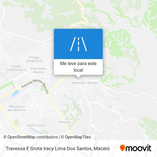 Travessa E Grota Iracy Lima Dos Santos mapa
