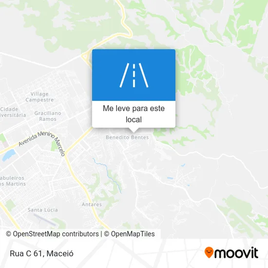 Rua C 61 mapa