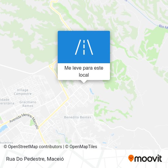 Rua Do Pedestre mapa