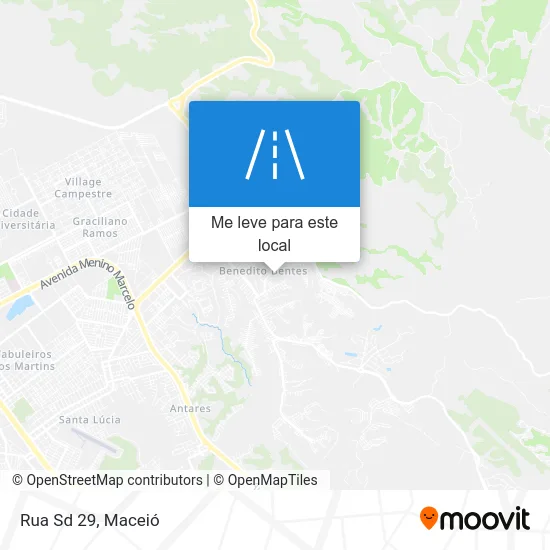 Rua Sd 29 mapa