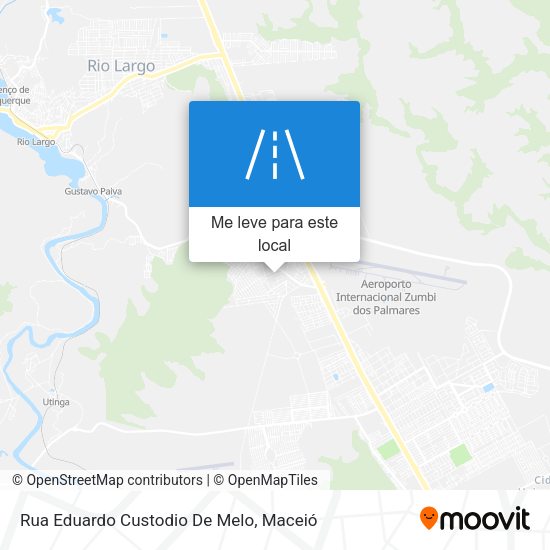 Rua Eduardo Custodio De Melo mapa