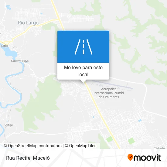 Rua Recife mapa