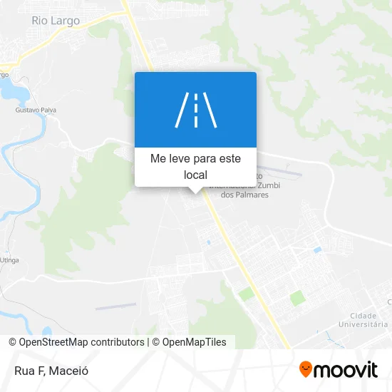 Rua F mapa