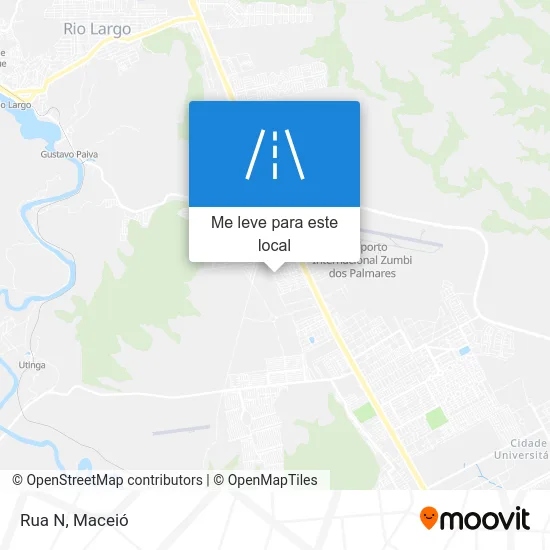 Rua N mapa