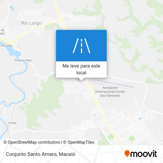 Conjunto Santo Amaro mapa