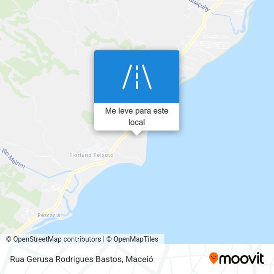 Rua Gerusa Rodrigues Bastos mapa