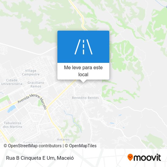 Rua B Cinqueta E Um mapa