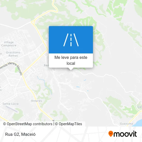 Rua G2 mapa