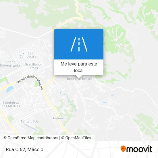 Rua C 62 mapa