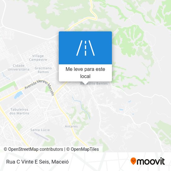 Rua C Vinte E Seis mapa