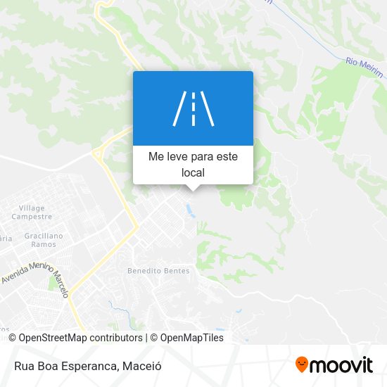Rua Boa Esperanca mapa