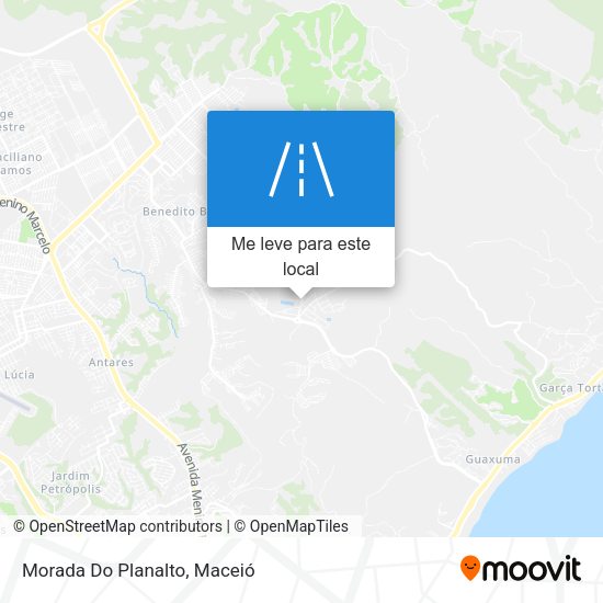 Morada Do Planalto mapa