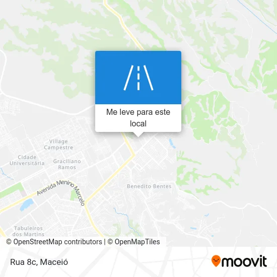 Rua 8c mapa