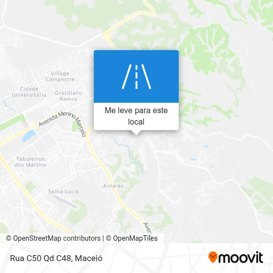 Rua C50 Qd C48 mapa