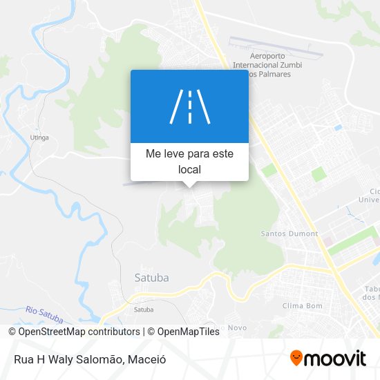 Rua H Waly Salomão mapa