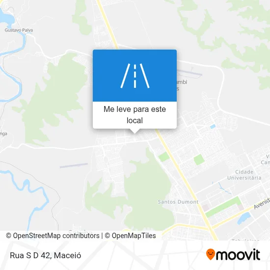 Rua S D 42 mapa