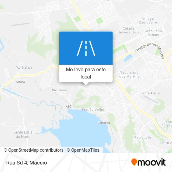 Rua Sd 4 mapa