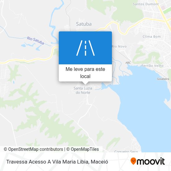 Travessa Acesso A Vila Maria Libia mapa