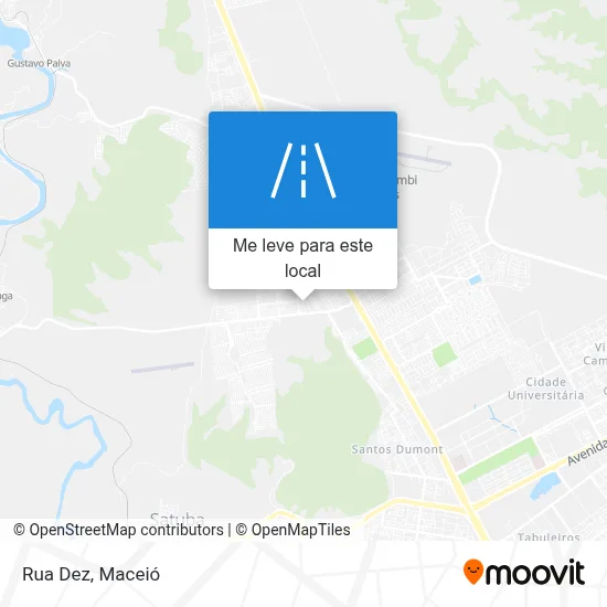 Rua Dez mapa