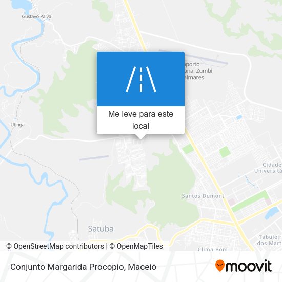 Conjunto Margarida Procopio mapa