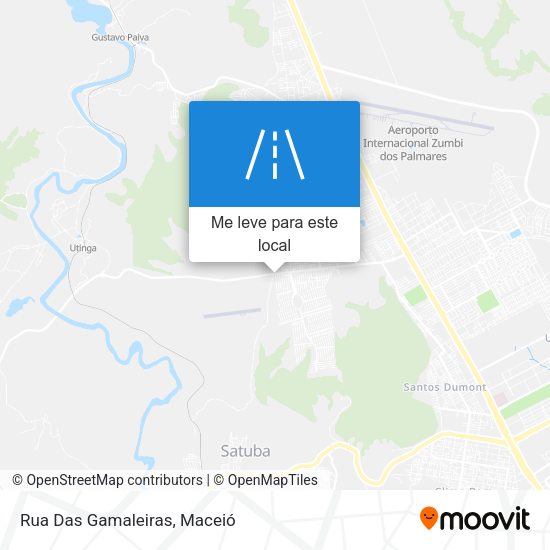 Rua Das Gamaleiras mapa