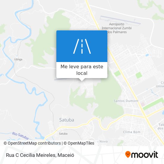 Rua C Cecilia Meireles mapa