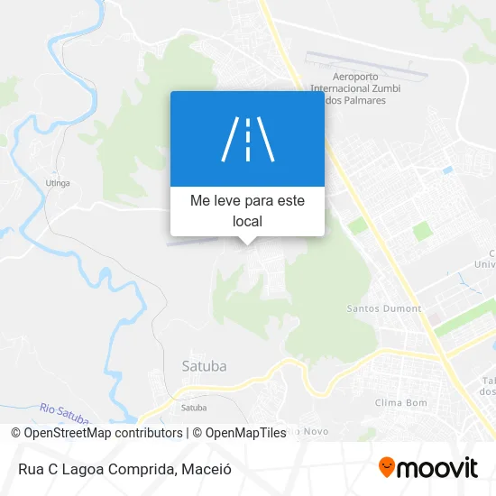 Rua C Lagoa Comprida mapa