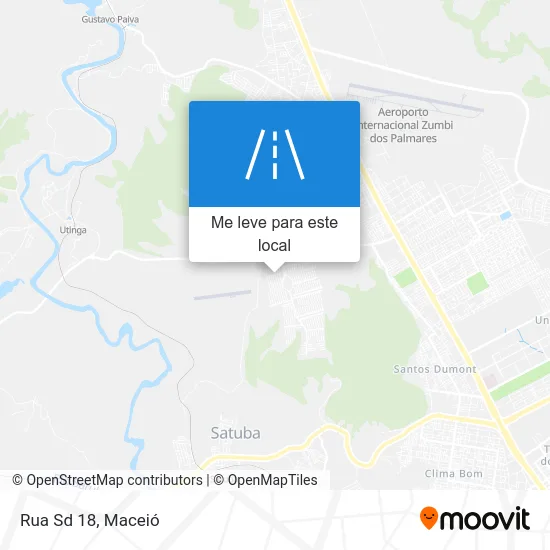 Rua Sd 18 mapa