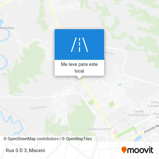 Rua S D 3 mapa