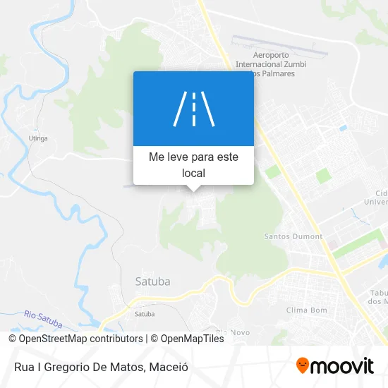 Rua I Gregorio De Matos mapa