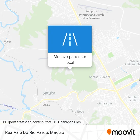 Rua Vale Do Rio Pardo mapa