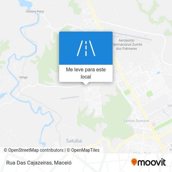 Rua Das Cajazeiras mapa