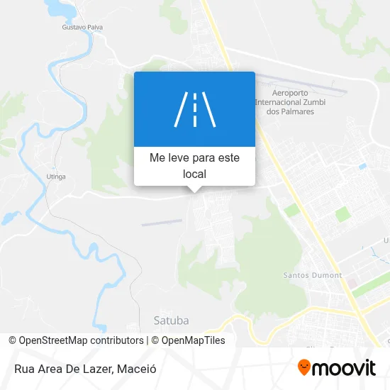 Rua Area De Lazer mapa