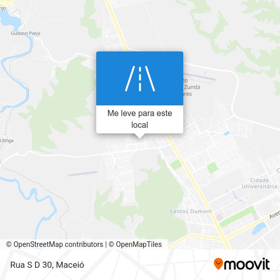 Rua S D 30 mapa