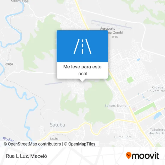 Rua L Luz mapa