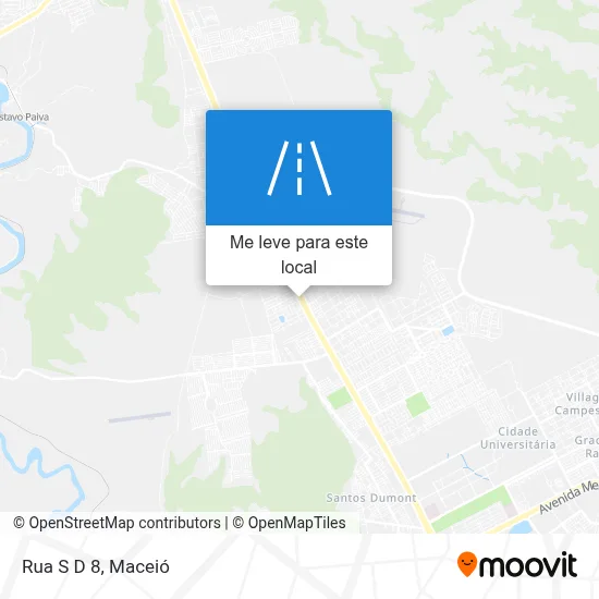 Rua S D 8 mapa