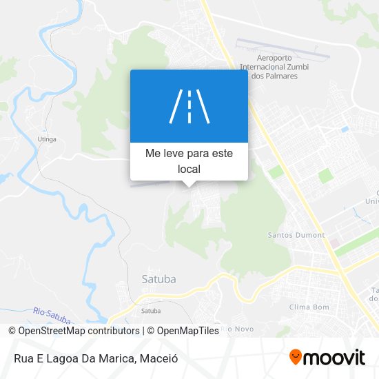 Rua E Lagoa Da Marica mapa